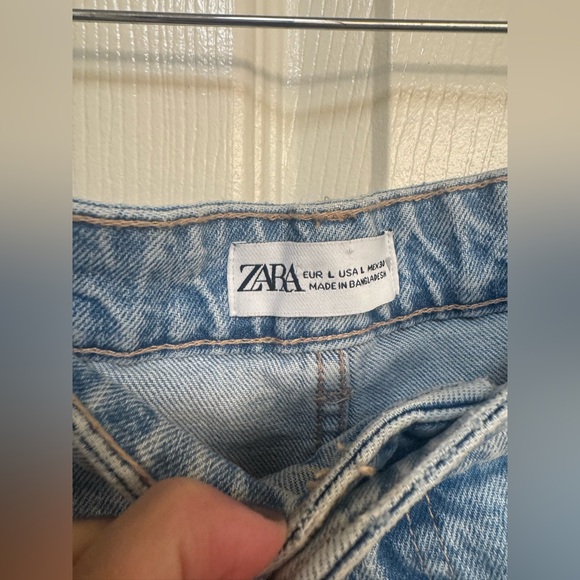 Zara Midi Denim Skirt - Picture 3 of 9